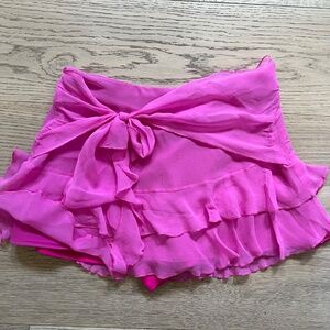 Amanda Uprichard hot pink skirt, small